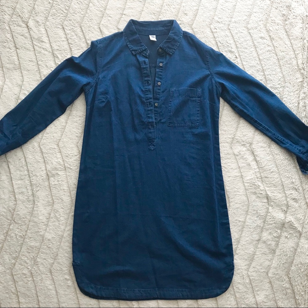 NWOT Old Navy Chambray Shirt Dress